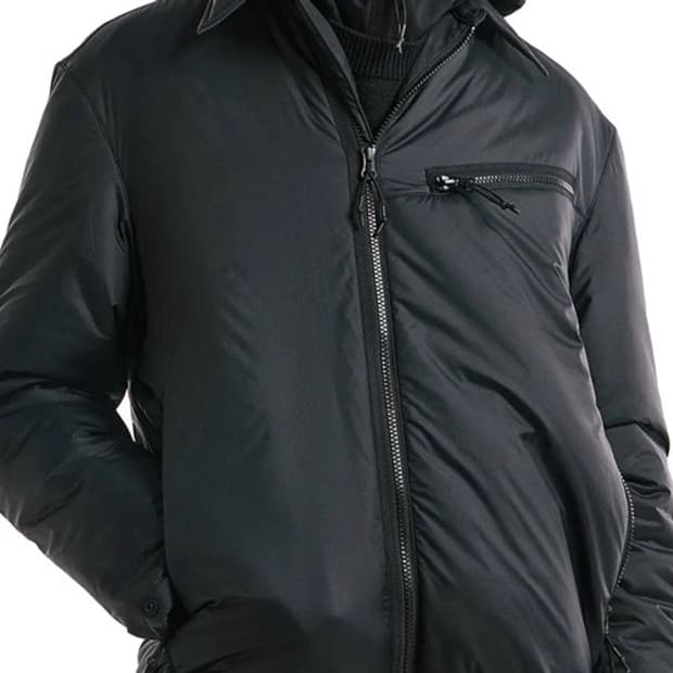 언어펙티드 패디드 셔츠 자켓 블랙 판매합니다