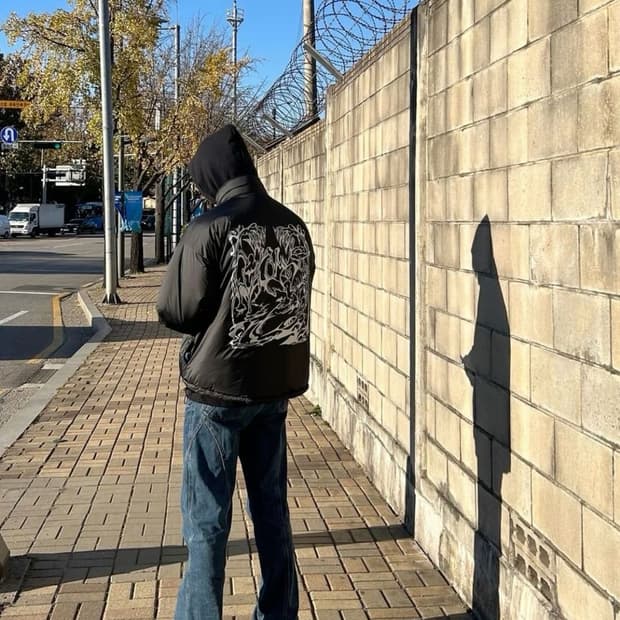 할로미늄 리버시블 패딩 S