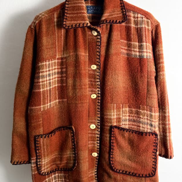 Crazy Doll Handstitch Wool Jacket
