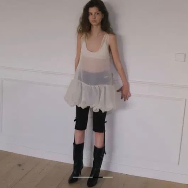 overdueflair oganza dress