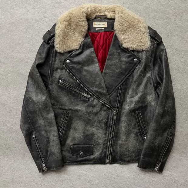 이자벨마랑 버팔로 워싱레더자켓