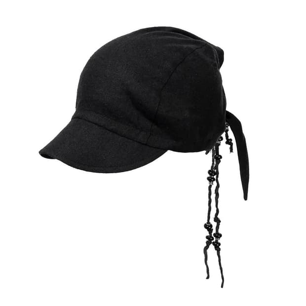 Seed charm knot cap 