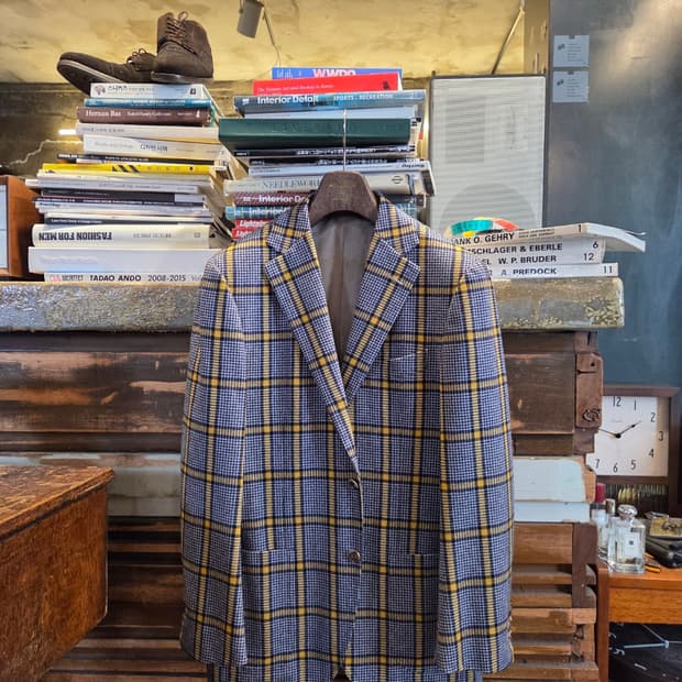 빔스 커스텀 테일러 트위드자켓