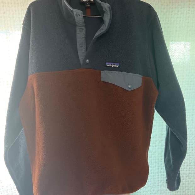 파타고니아 신칠라 풀오버 후리스 폭스레드 xs