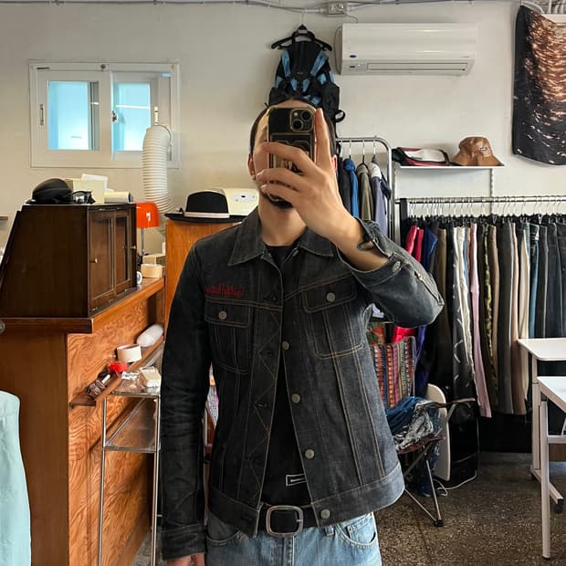 와코마리아 데님 트러커자켓