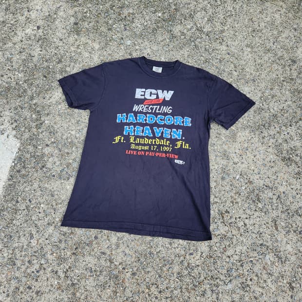 ECW 하드코어 헤븐 반팔 M