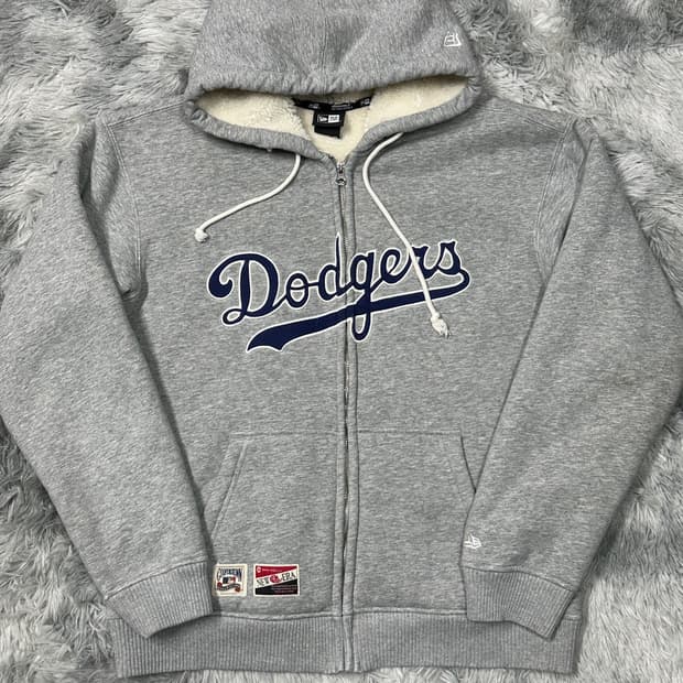 뉴에라 LA다저스 기모 헤비 후드집업 