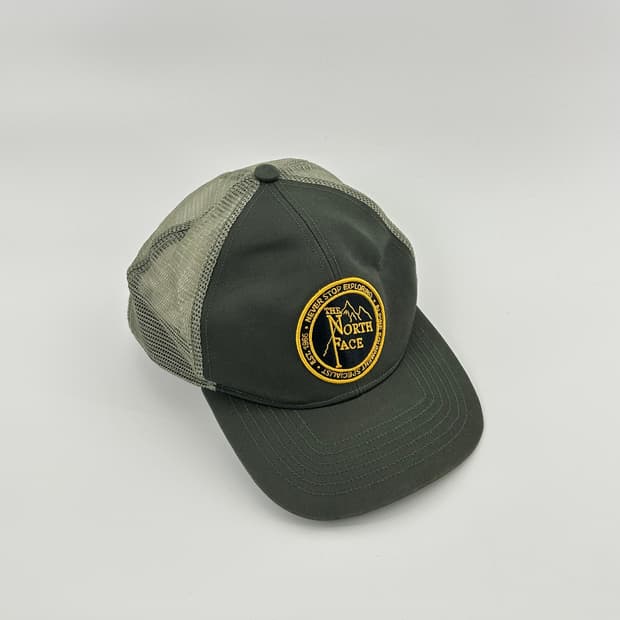 [THE NORTH FACE] 노스페이스 카키 메쉬 트러커캡