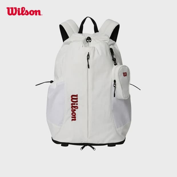 윌슨 wilson 드로으스트링 V2 테니스백팩 화이트