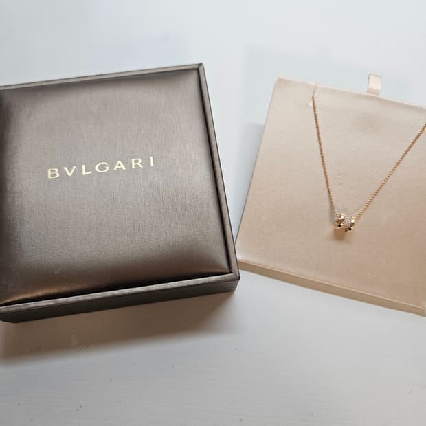 불가리 미니 파베 비제로원 로즈골드