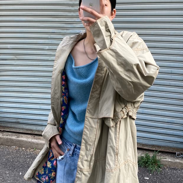 오일릴리 베이지 야상