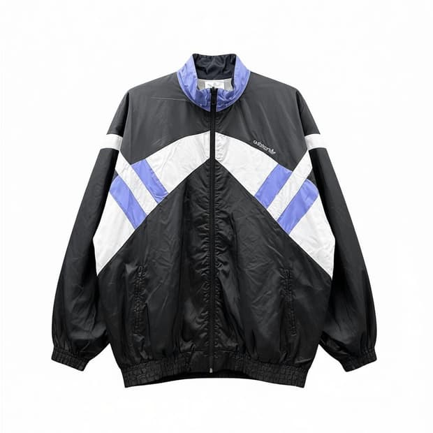 아디다스 밀리터리 윈드브레이커 독일군 커스텀 디테일 퍼플