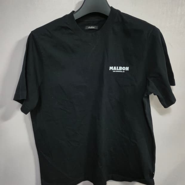 말본 블랙 반팔 티셔츠