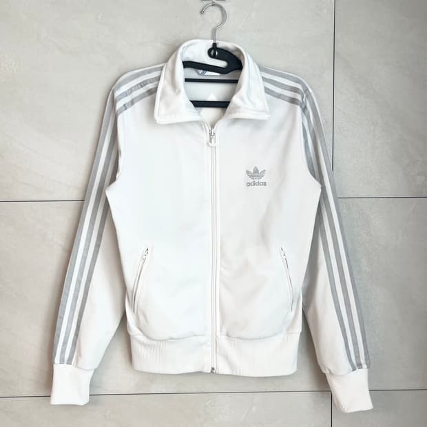 아디다스 대장 파이어버드 화이트,실버 져지 (100)