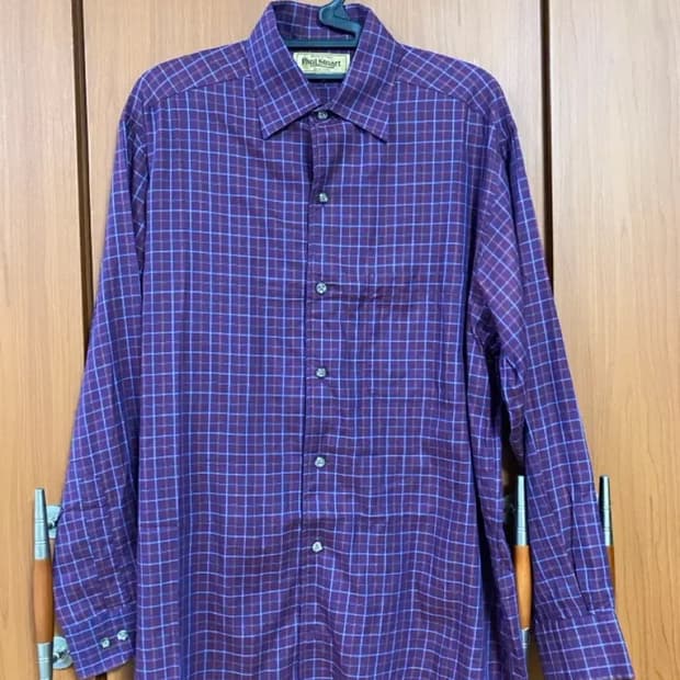 [Paul Stuart] 폴스튜어트 뉴욕 코트 체크 셔츠 S사이즈