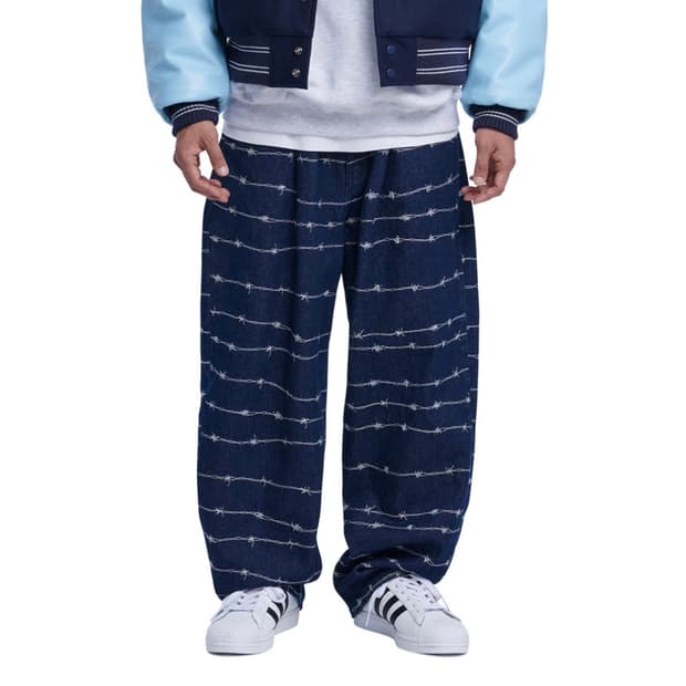 노매뉴얼 W.F. 데님 팬츠 블루