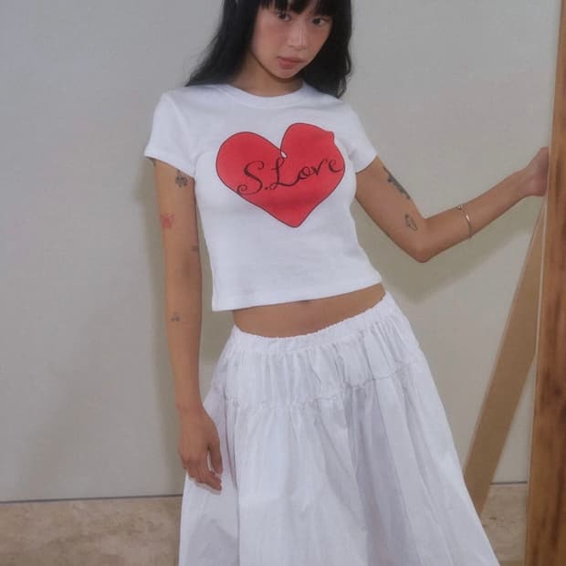 스무스무드 Enchanted Skirt Ivory