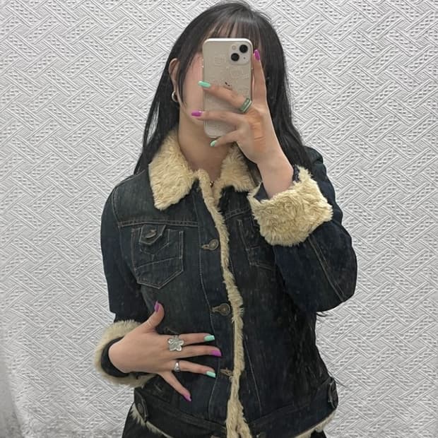 에드윈 빈티지 올드 데님 양털 자켓 95 C07296