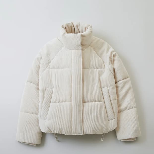 스파오 코듀로이 패딩