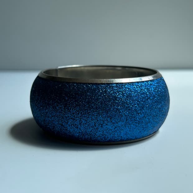 블루 글리터 뱅글