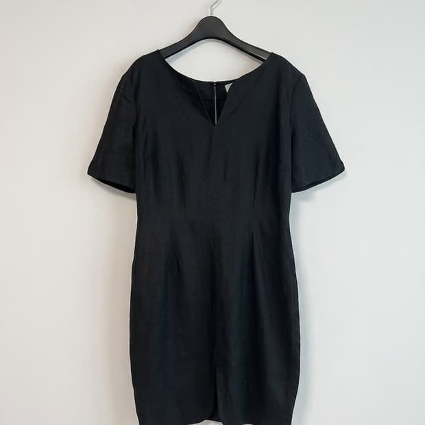 린넨 원피스 (블랙)