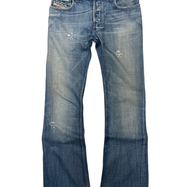 디젤 셀비지 부츠컷 데님팬츠