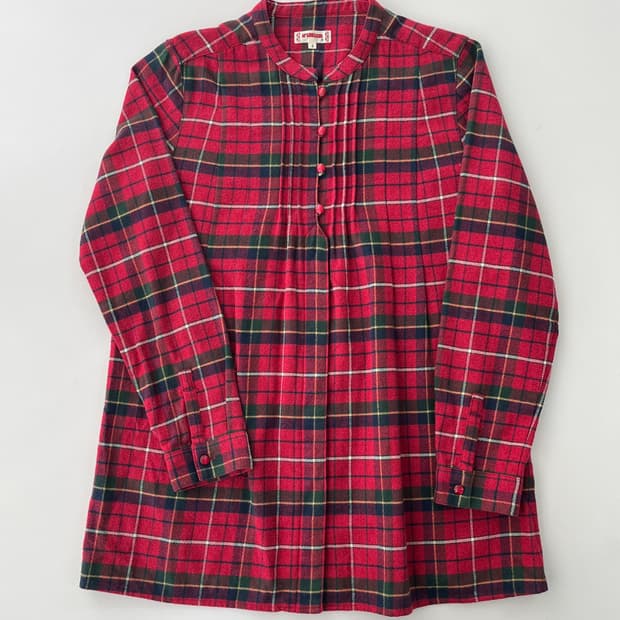 맥그리거 플란넬 튜닉 셔츠