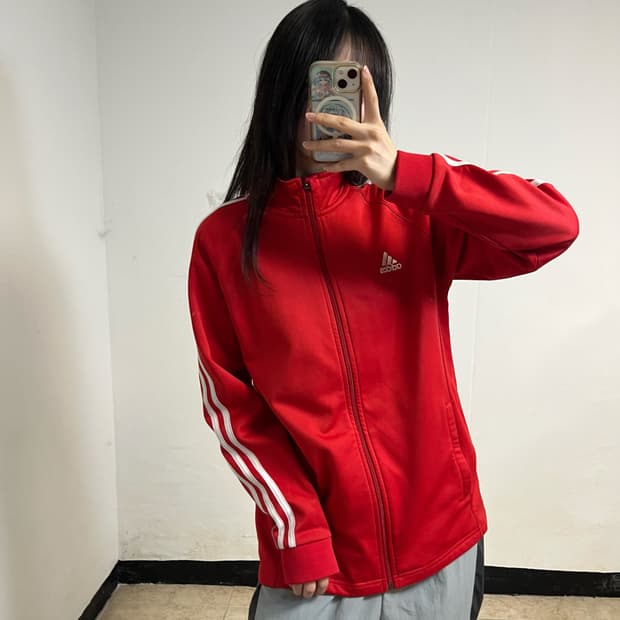 Adidas Red Track Jacket