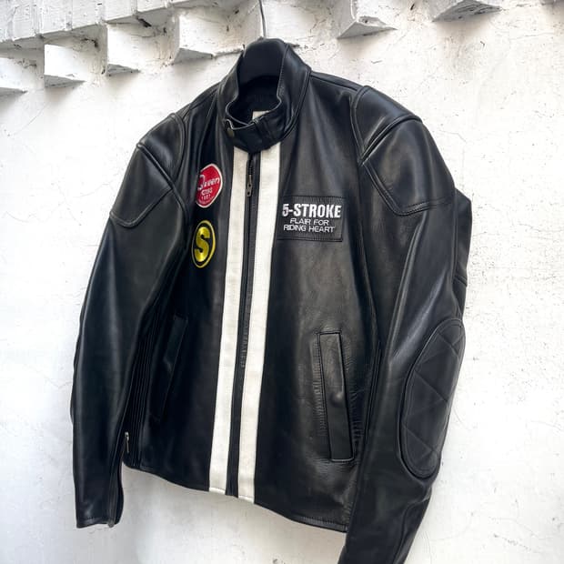 [L] QUEEN MOTORS 라이더자켓 -95-100 레이싱자켓