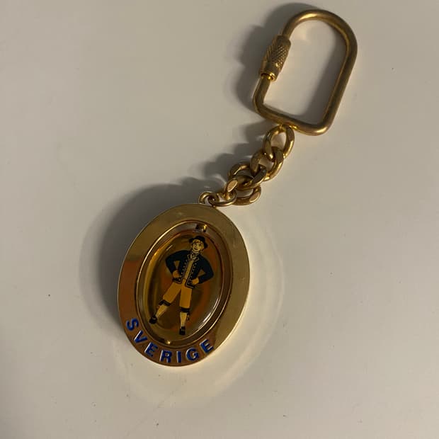 스웨덴 기념품 키링