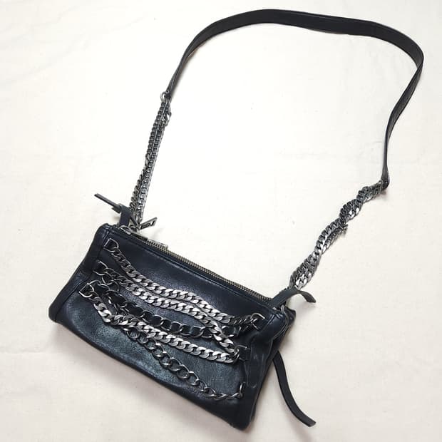 [OS] ASH 체일 레더 숄더백