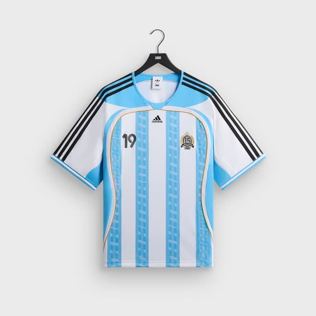 KITH X MESSI 아디다스 x 키스 x 메시 풋볼 저지 블루 화이트