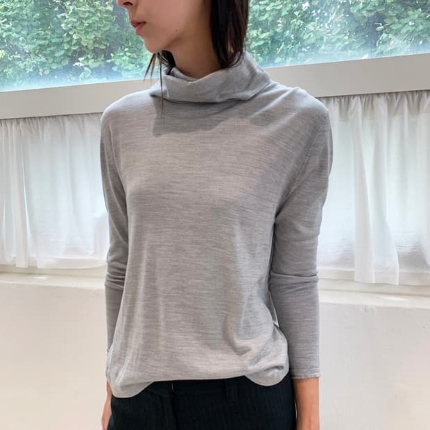 메종마르지엘라 oaens 빈티지 터틀넥 니트 탑