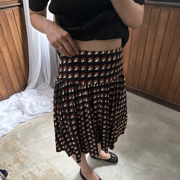 PRADA pattern skirt