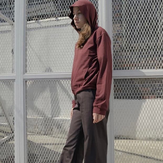 3)머듈 후드집업 버건디