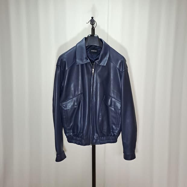 (새상품급) 스페로네 A-2 비건 레더 자켓 L B418