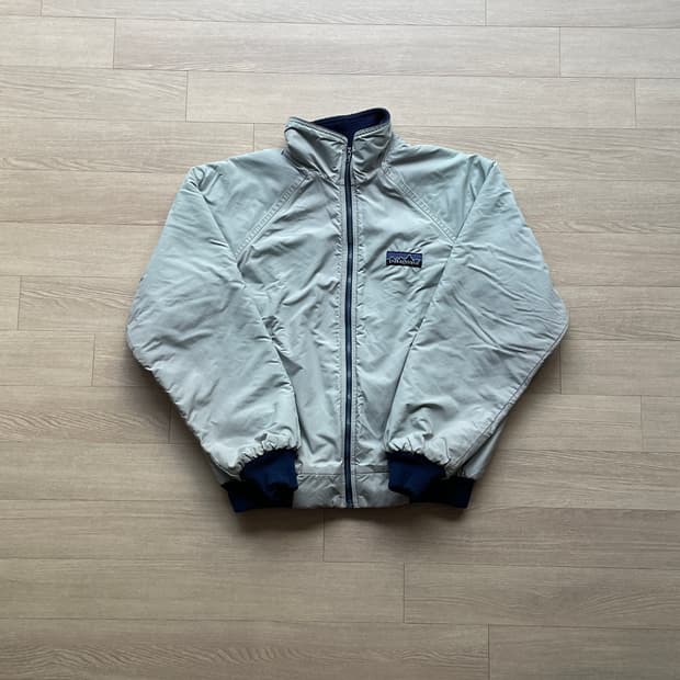 80s 파타고니아 쉘드 신칠라 데카태그 봄버 자켓 그레이 rare