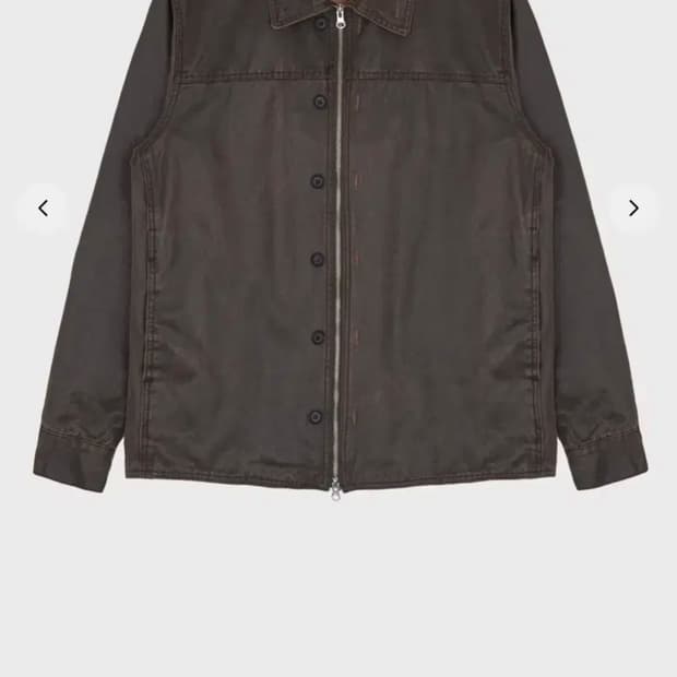 서피스에디션 BUTTON SHIRT JACKET BROWN