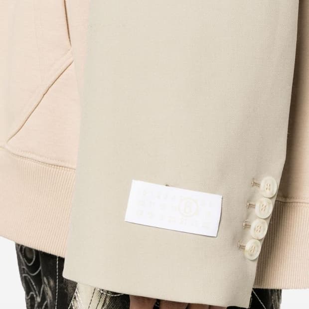 @새상품@ 마르지엘라 mm6 후드 자켓 롱 슬리브리스 오버사이즈