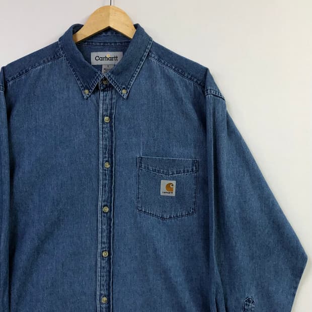 XL 칼하트 데님 셔츠