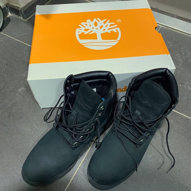 풀박스)팀버랜드 6인치 워터프루프 워커 부츠-블랙