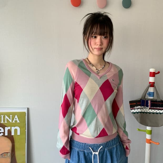 lacoste rainbow.. knit