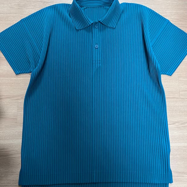 옴므플리세 오버사이즈 반팔pk Teal Green 4