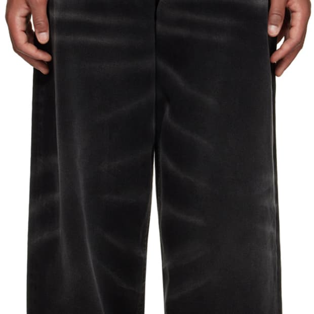 와이프로젝트 더블 웨이스트 데님 32