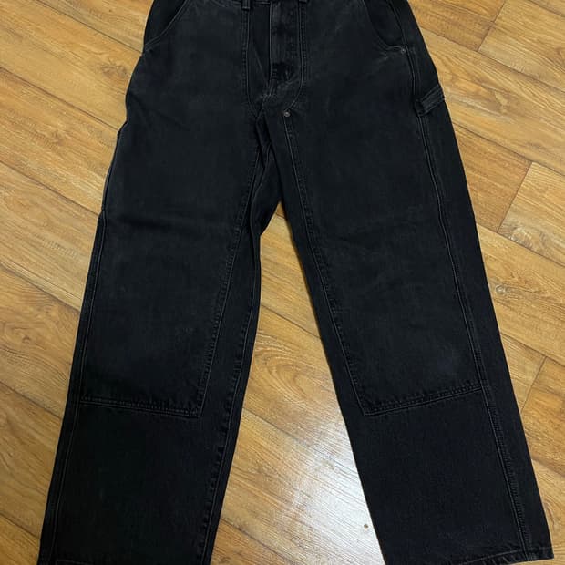 디네뎃 Loose Jeans Black
