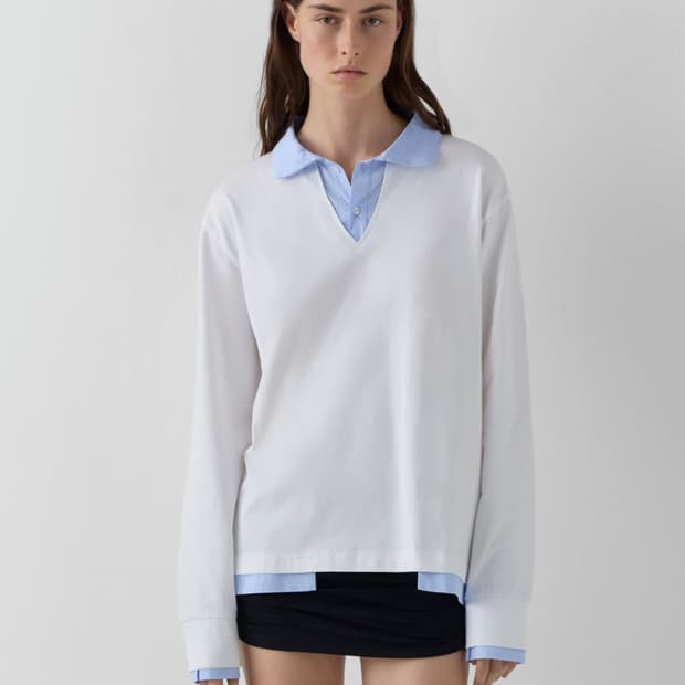 [M,L,XL]기마구아스 LUIS 폴로 티셔츠/화이트