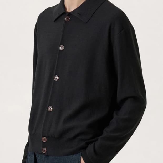 (구해요) 르메르 컨버터블 가디건 L 