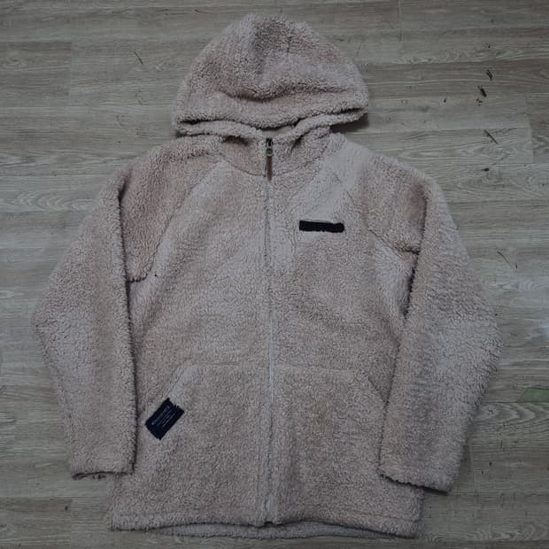 디스커버리 양털 뽀글이 후드 후리스 자켓 XL(105)