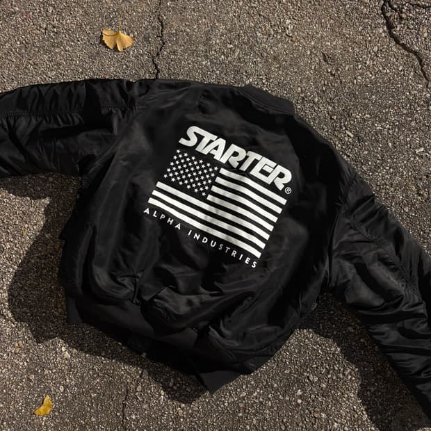 Starter x Alpha 쉐르파 리버시블 Ma-1 자켓