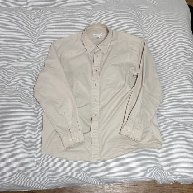 토마스모어 페이디드 셔츠 다크스노우 L(100)